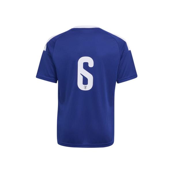 アディダス（adidas）（キッズ）JFA キッズレギュラーフィット ファン半袖Tシャツ ナンバー 6 O1588-KV2598