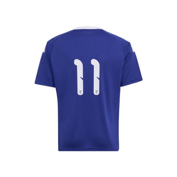アディダス（adidas）（キッズ）JFA キッズレギュラーフィット ファン半袖Tシャツ ナンバー 11 WH168-KV2583