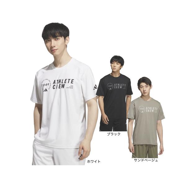 アディダス（adidas）（メンズ）アダプテーション レギュラーフィット カラット ベーシック 半袖Tシャツ HL300