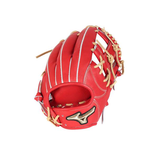 ミズノ（MIZUNO）（メンズ、レディース）軟式用グラブ 内野手用 野球グローブ 一般 グローバルエリート プロフェッショナルセレクション 1AJGR34203 7080