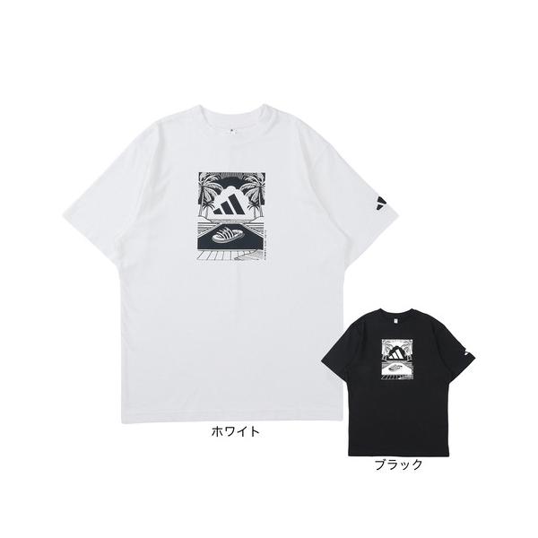adidas（アディダス） （メンズ）GRAPHICS SLIDE 半袖Tシャツ OHN03