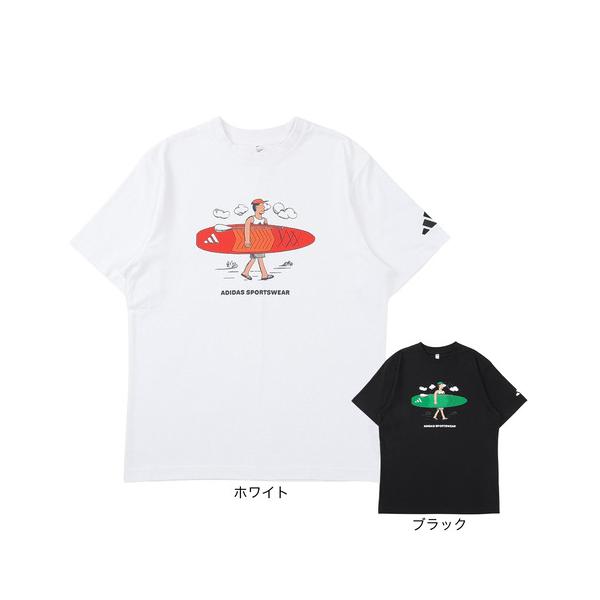 adidas（アディダス） （メンズ）GRAPHICS サーフ B 半袖Tシャツ OHN06
