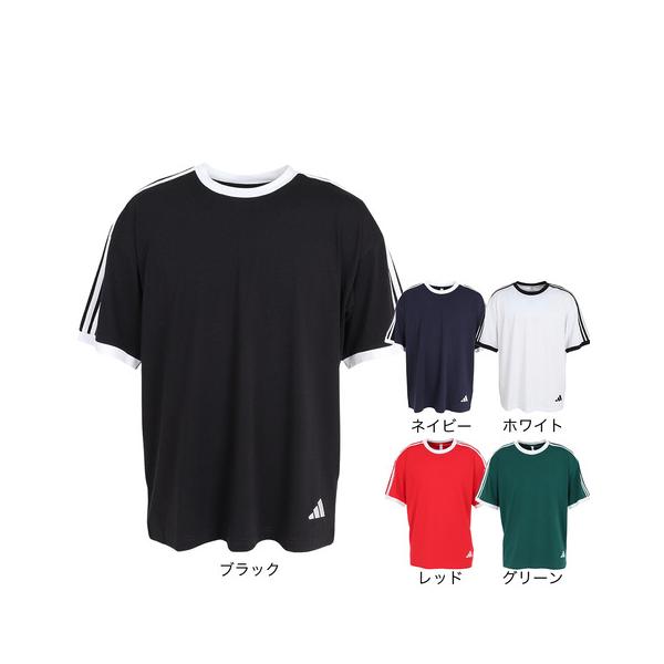 adidas（アディダス） （メンズ）3ST リンガー 半袖Tシャツ XB OHN44