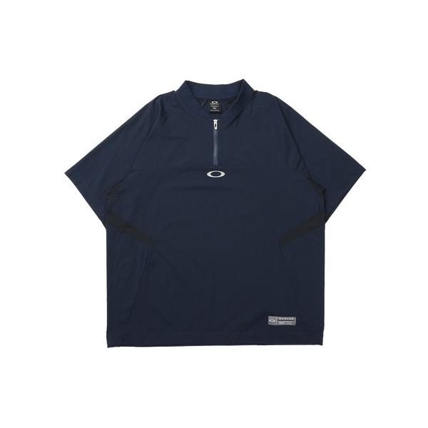 オークリー（OAKLEY）（メンズ）野球ウェア triking Wind ハーフジップ半袖プルオーバー FOA409564-6AC