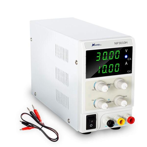 安定化電源 可変直流安定化電源 0-30V 0-10A 4桁電圧電流表示 安定化電源 可変直流安定化電源 0-30V 0-10A 4桁電圧電流表示