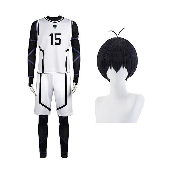 NOKIJP) ブルーロック コスプレ 潔 世一 コスプレ衣装 ウィッグ NOKIJP) ブルーロック コスプレ 潔 世一 コスプレ衣装 ウィッグ