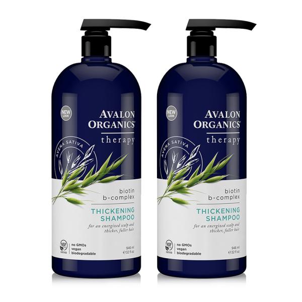 ビオチンB アバロンオーガニクス シャンプー 907g 2個セット【Avalon Organics】Thickening Shampoo Biotin B-Complex 32 fl oz 2set