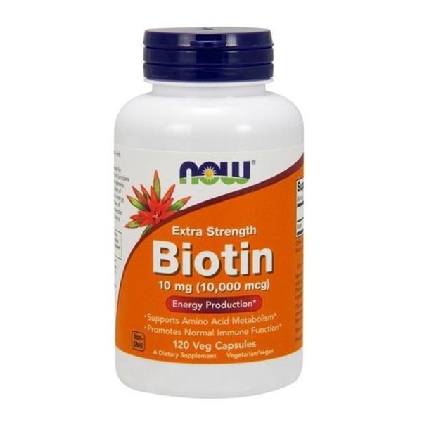 ナウフーズ ビオチン 10mg  (10,000mcg) 120錠 NOW FOODS Biotin 10mg (10,000mcg) 120Veg Capsules