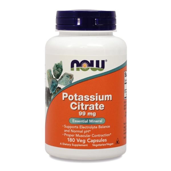 カリウムクエン酸塩 99mg 180錠 ナウフーズ NOW FOODS Potassium Citrate 99 mg 180 Capsules
