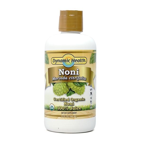 ダイナミックヘルス 有機100％ノニジュース946 ml　Dynamic Health Noni, Certified Organic Noni 100% Juice  32 fl oz