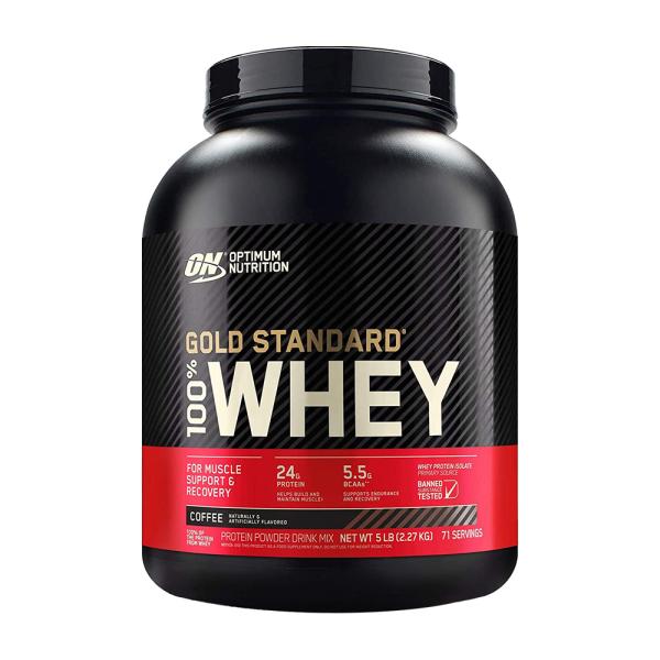 オプティマムニュートリション ホエイプロテイン コーヒー 2270g【Optimum Nutrition】Gold Standard 100% Whey Protein Powder Coffee 5lb