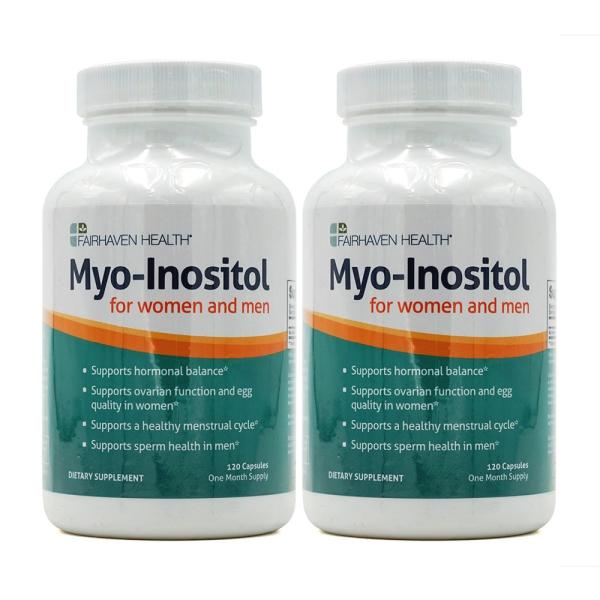 ミオ - イノシトールフォーマン＆マン、120カプセル 2個セットMyo-Inositol, for Women and Men 120 Capsules