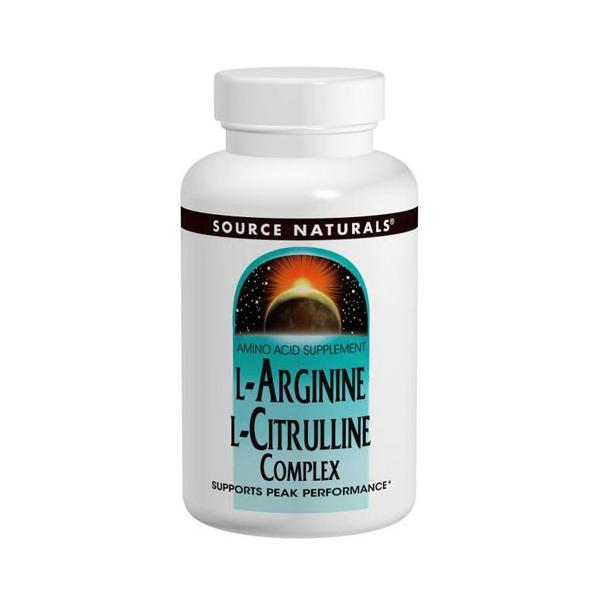 Ｌアルギニン＆Ｌシトルリン コンプレックス 60粒  Source Naturals ソース ナチュラルズ シトルリン アルギニン サプリ