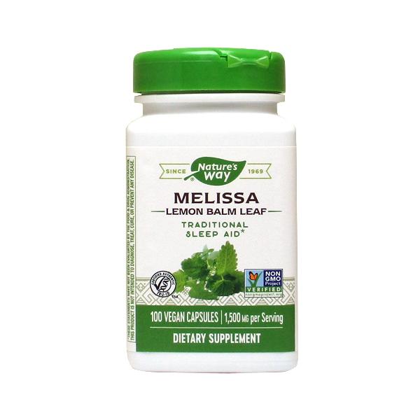�������o�[���i�����b�T�j 100�� Melissa Lemon Balm Leaf 100�� Nature's Way �l�C�`���[�Y�E�F�C