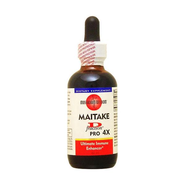 Maitake D-Fraction Pro 4X 60ml【ラベル汚れあり】 マイタケ Dフラクション プロ4X 60ml Mushroom Wisdom / MAITAKE