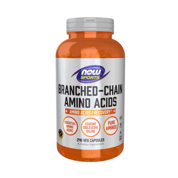 ［お得サイズ］BCAA バリン ロイシン イソロイシン 燃焼系アミノ酸 ミックス  240粒  Now Foods ナウフーズ BCAA サプリ
