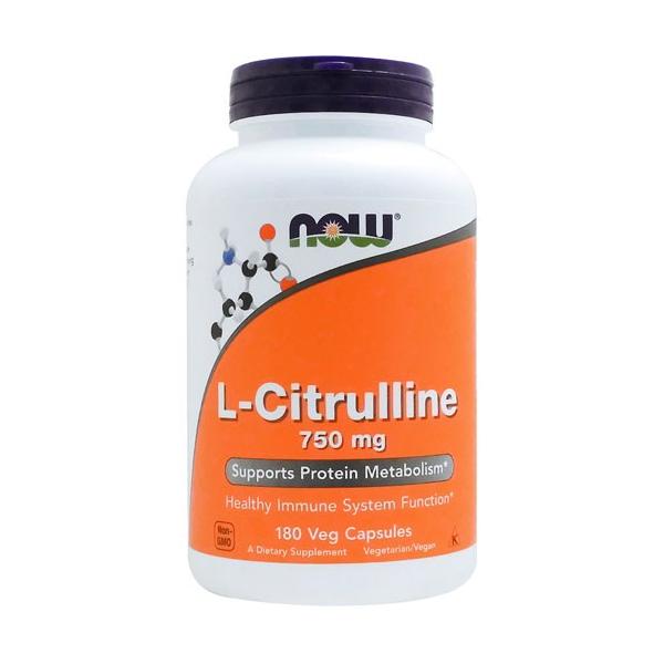 他サイト： Lシトルリン 750mg L-Citrulline 180粒 NOW（ナウ）の商品画像