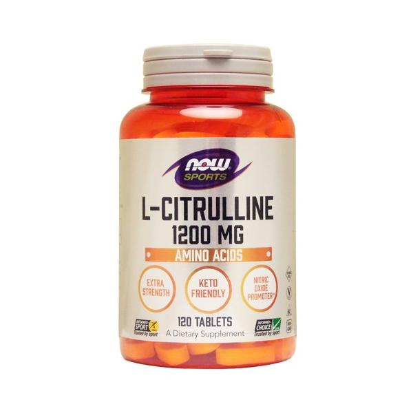 Lシトルリン エクストラ ストレングス 1200mg 120粒 NOW ナウ