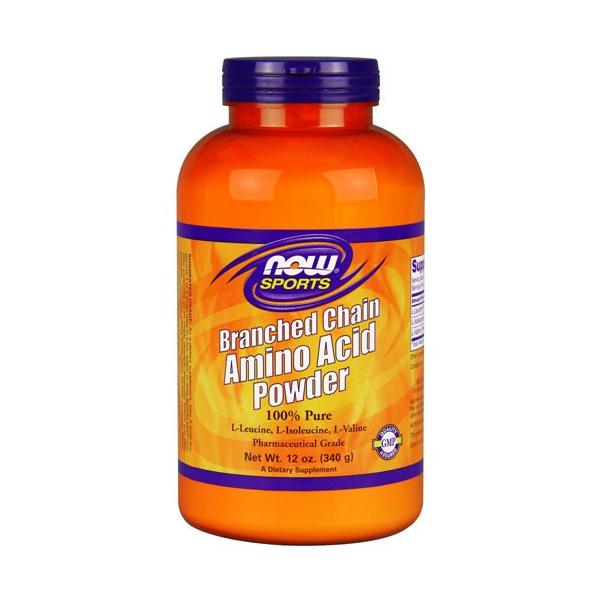 100���s���A BCAA ���򍽃A�~�m�_ �p�E�_�[ 340g  Now Foods �i�E�t�[�Y