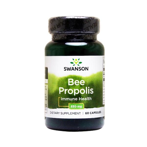 Bee Propolis 550mg ■発売元：Swanson（スワンソン） ■生産国：アメリカ製 ■内容量 / 形状 ：60粒　※約20〜60日分/ カプセル/ 約20mm×7mm ■お召しあがり方 / 使用方法：1日1〜3粒を目安に■注...