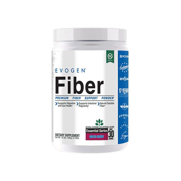 ファイバー プレミアム ファイバーサポート パウダー ミックスベリー 355g  EVOGEN エボジェン プレバイオティクス 食物繊維サプリ