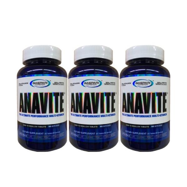 Anavite Sport Multi-Vitamin ＆ Amino Acid Complex■発売元：Gaspari Nutrition社■生産国：アメリカ製 ■内容量 / 形状 ：180粒※約30日分×3本 / タブレット /約24m...