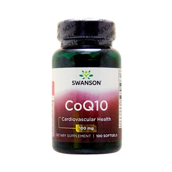 Swanson（スワンソン）お得サイズ コエンザイムQ10（CoQ10）100mg 100粒 ソフトジェル 美容サプリ ダイエットや美容に人気