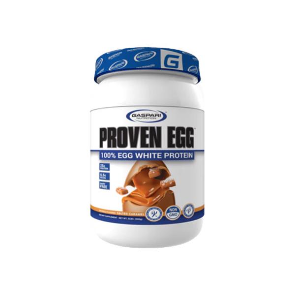 Gaspari Nutrition プルーブン エッグ (100％エッグプロテイン）ソルトキャラメル 約27回分｜ 卵白 乳糖 ケト ビッグヒデ