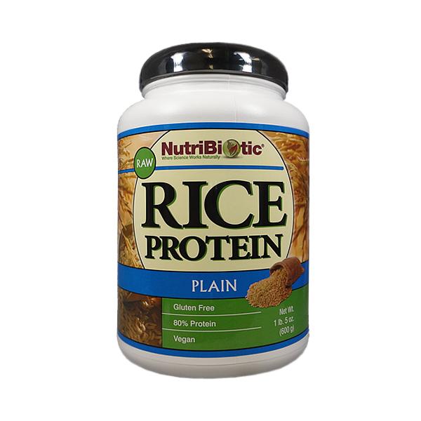NUTRIBIOTIC　ライスプロテイン（プレーン）／21オンス（600g）