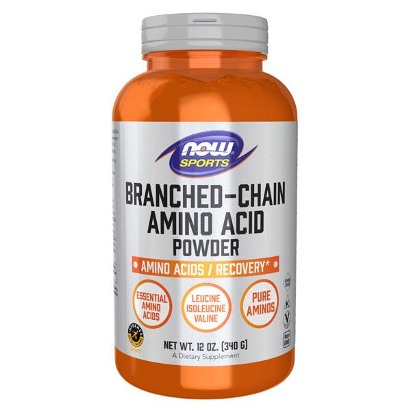NOW（ナウ）BCAA（分岐鎖アミノ酸）パウダー／12オンス（340g）スポーツ