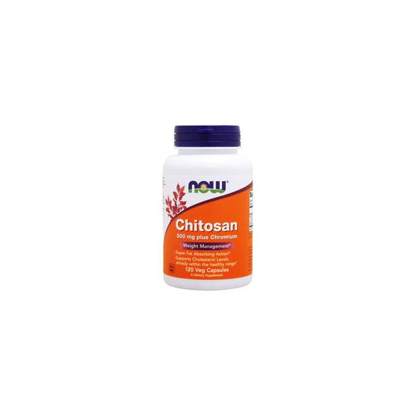 NOW Foods（ナウフーズ）キトサン 500mg＋クロム配合 120粒 ダイエット 脂質