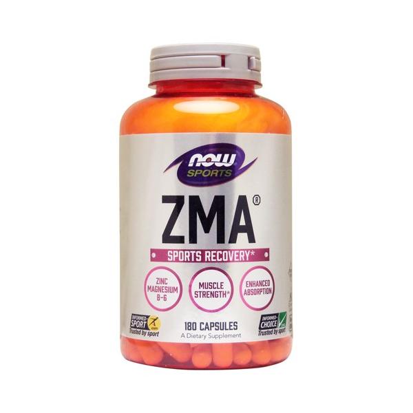 NOW（ナウ）お得サイズ  ZMA 180粒 ｜アスリートに選ばれる亜鉛＆マグネシウムサプリメント！ お徳用