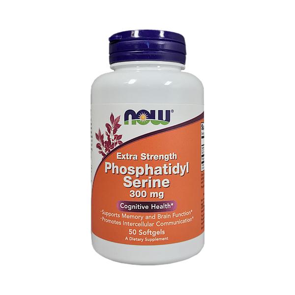 NOW（ナウ）高濃度 ホスファチジルセリン　300 mg／50ソフトカプセル