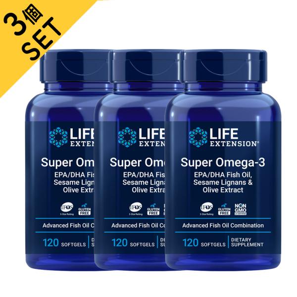 ■内容量／形状120粒／ソフトカプセル ×3個■ご使用方法1日2回、1回2粒を目安にお食事と一緒にお召し上がり下さい。■ご注意詳しくは下欄の商品説明をご覧ください。■メーカーLIFE EXTENTION