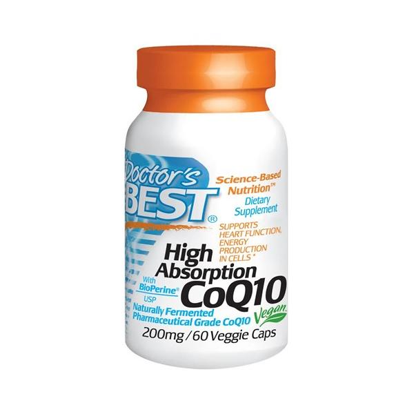 BEST 高吸収性 CoQ10 200mg ＋ バイオペリン／60ベジカプセル