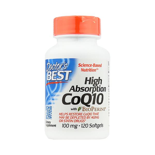 BEST 高吸収性コエンザイム CoQ10 100mg ＋ バイオペリン／120ソフトカプセル