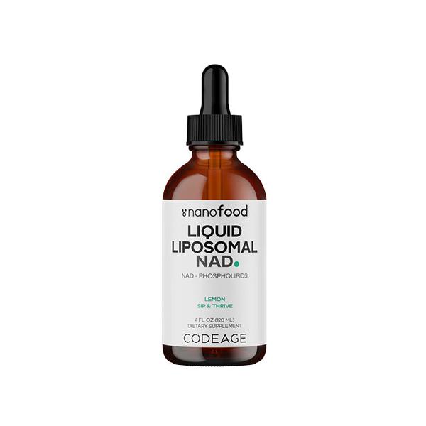 CodeAge（コードエイジ）ナノフード リキッドリポゾーマル NAD+ 120ml Liquid Liposomal NAD
