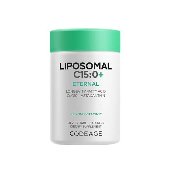 CodeAge（コードエイジ）リポゾーマル C15:0＋（ペンタデカン酸） 30粒 Liposomal C15:0+