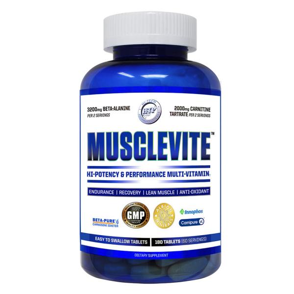 マッスルバイト MUSCLEVITE ハイパフォーマンス マルチビタミン＆ミネラル 180粒／Hi-Tech Pharmaceuticals ハイテクファーマシューティカルズ