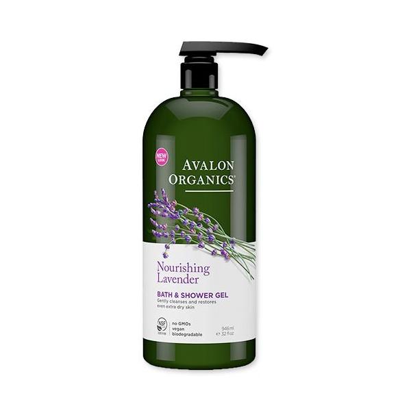 AVALON ORGANICS ニューリッシング ラベンダー バス&シャワージェル 907g（32oz） アバロンオーガニクス