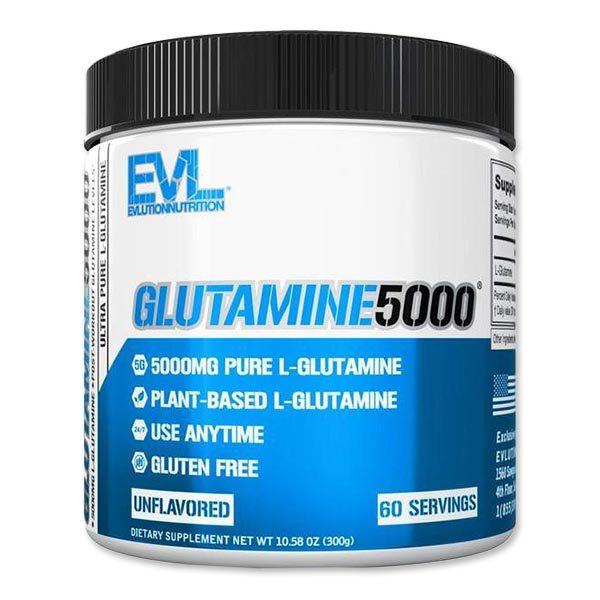 グルタミン5000 ノンフレーバー 60回分 300g Evlution Nutrition (エヴォリューションニュートリション)