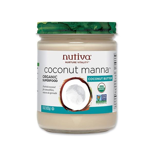 keBo }i RRibco^[ 425g Nutiva Organic Coconut Manna g[Xg fU[g XC[c s[ 
