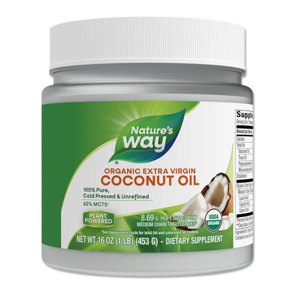 ネイチャーズウェイ ココナッツオイル オーガニックココナッツオイル 453g [エキストラバージン] Nature's Way お取り寄せ