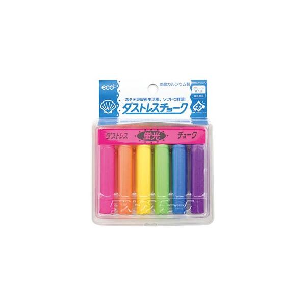 まとめ) 日本理化学 ダストレスチョーク 炭酸カルシウム製 6色 まとめ) 日本理化学 ダストレスチョーク 炭酸カルシウム製 6色