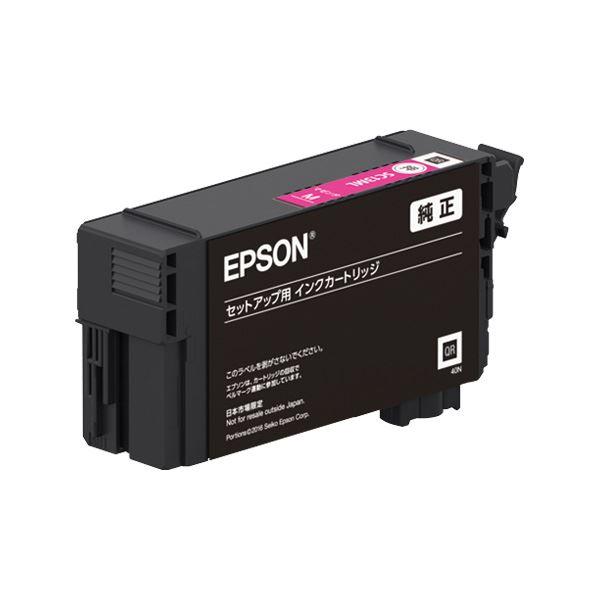 まとめ）〔純正品〕 EPSON SC13ML インクカートリッジ マゼンタ〔×5