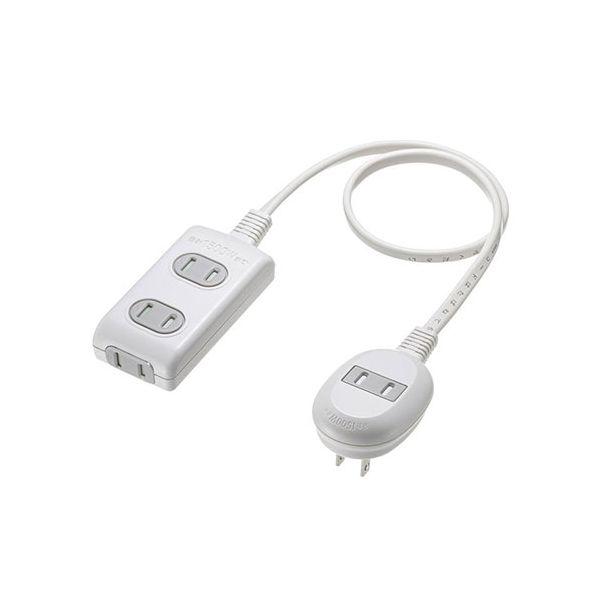 【商品名】 サンワサプライ プラス1個口便利タップ 2P・3個口+1個口・0.5m ホワイト TAP-B9-05K  [ TAP-B9-05K ]