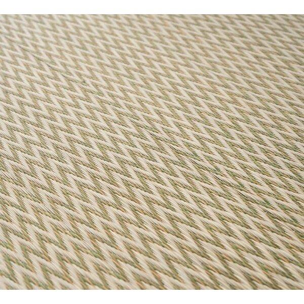 【商品名】 『置き畳 ピーア 二方縁』ブラウン 約70×70cm 1枚 単品