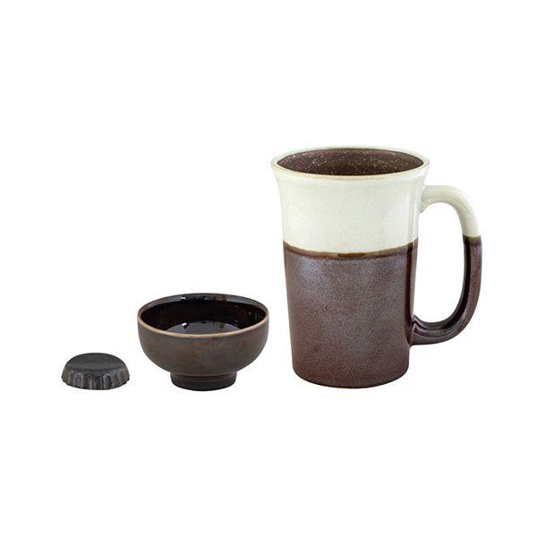 一人晩酌セット レッド 〔約500ml・約φ95×135mm・小付・箸置つき