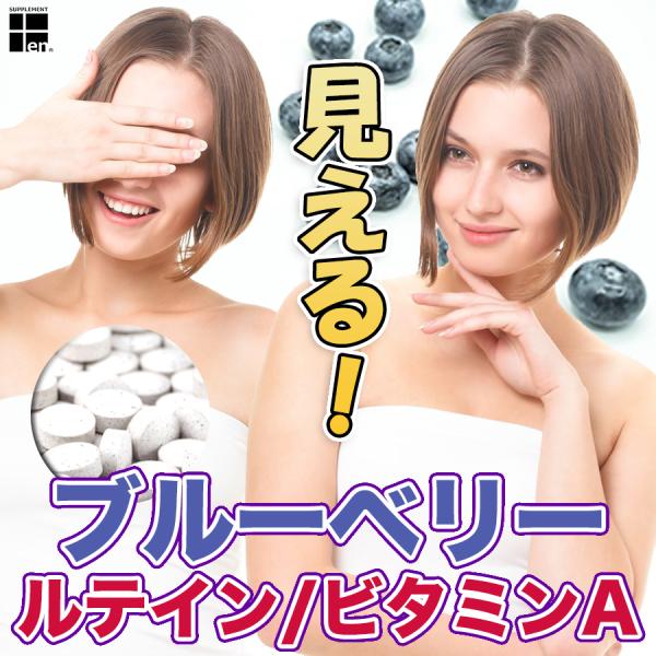 １日７円で目の健康 ブルーベリーとルテインのサプリメント 約4ヵ月分