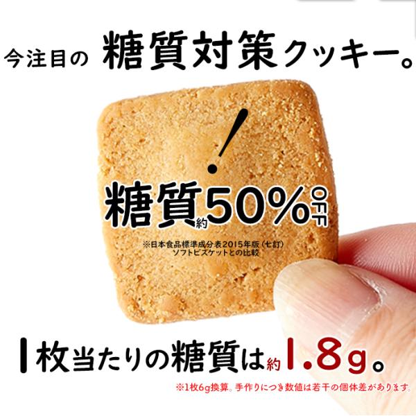 罪悪感０ダイエット　豆乳おからクッキー　糖質５０％オフ　プレーン味　200g